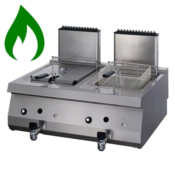 Επιτραπέζια Φριτέζα Υγραερίου - 20Kw 12-12lt LAPPAS